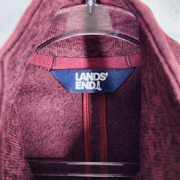 LANDS' END WOMEN'S SWEATER  FLEECE COAT - Picture 8 of 10